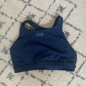 Navy Fleo Jourdaine Sports Bra